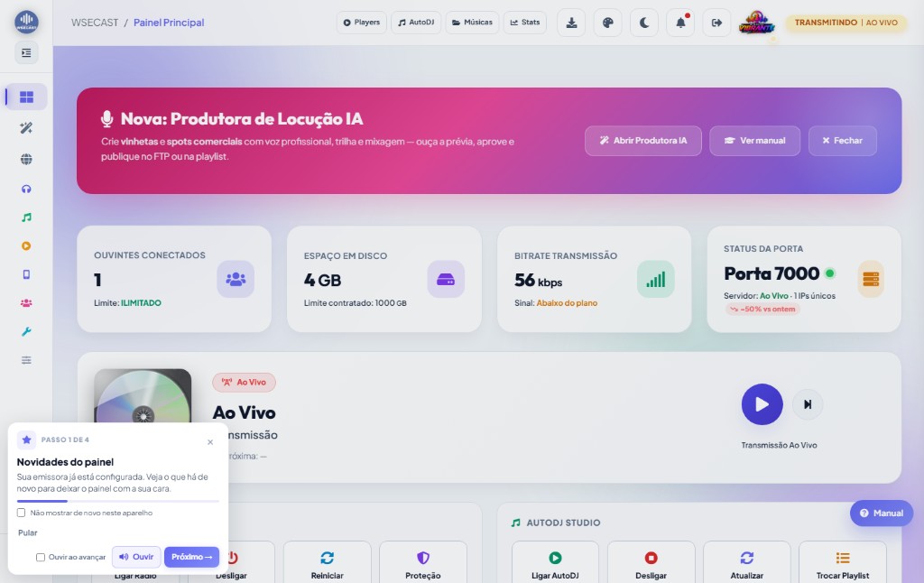 Painel WSECAST